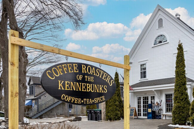 Get locally roasted coffee at the Coffee Roasters of the Kennebunks.