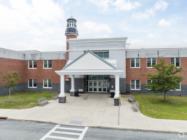 Hampton Bays Middle School serves grades 5 through 8.