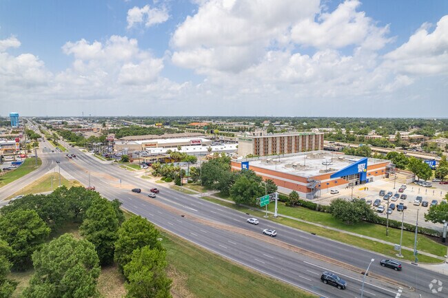 Big box stores can be found along Veterans Boulevard north of Airline Park.