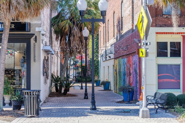 Alleys are beautiful pathways through Downtown Valdosta.