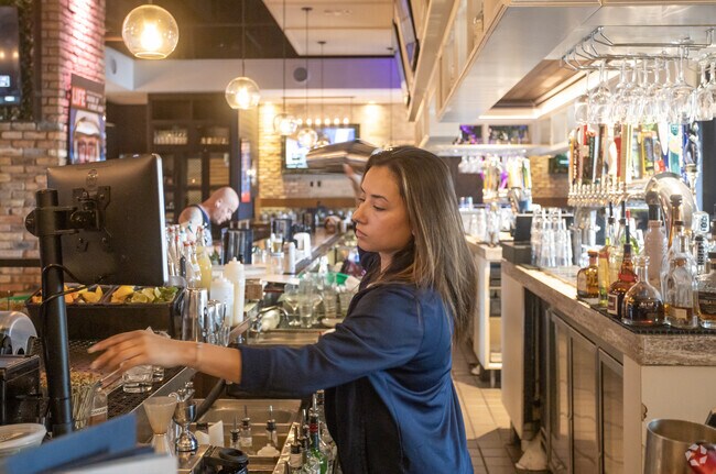 American Social Orlando is only 10 minutes from Lake Tibet, and is a favorite with locals.