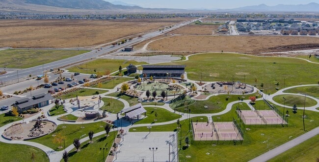 Cory B. Wride Memorial Park overall aerial view