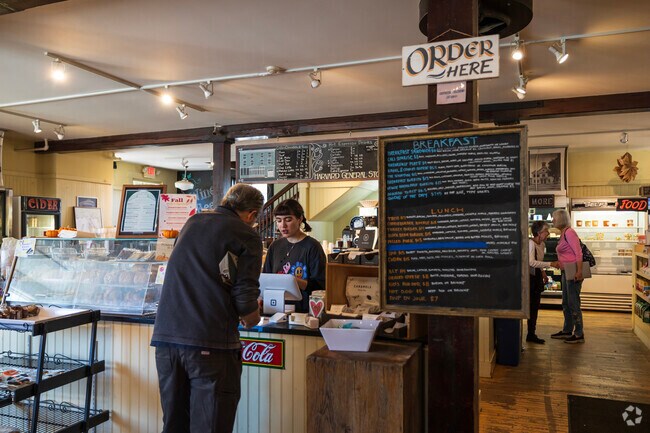 Order a delicious sandwhich at Harvard General Store.