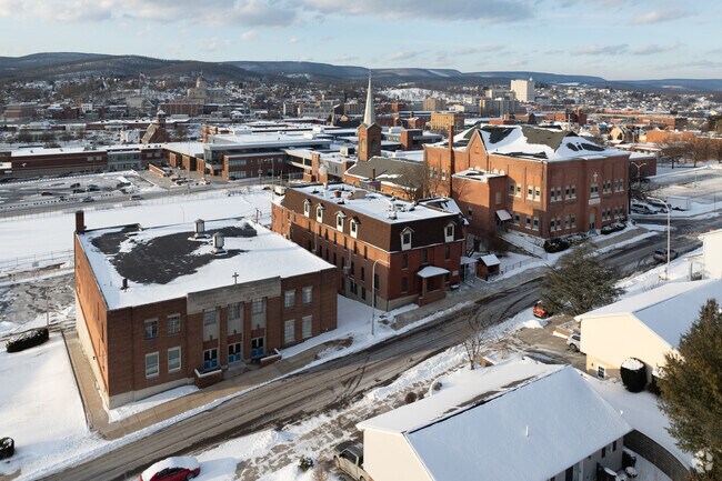 Altoona Central Catholic School sits in the hills of Altoona.