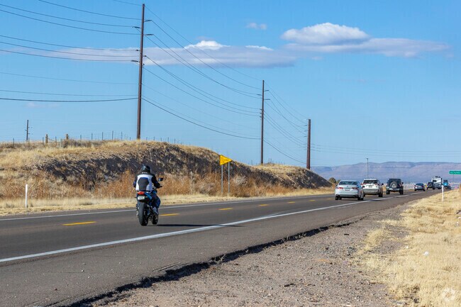 Highway 89 is the main road in and out of Wineglass Acres.