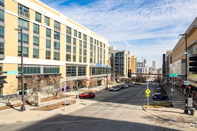 Explore shops, eateries, and cultural spots amid the urban rhythm of Midtown Omaha.