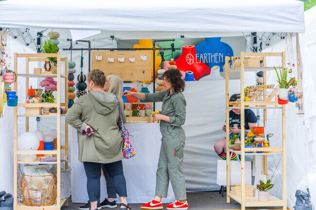 The Edina Art Fair is a huge 3-day art show in the heart of Edina.