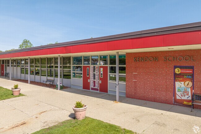 Kendon School, an elementary school, holds a grade of C on Niche.com.
