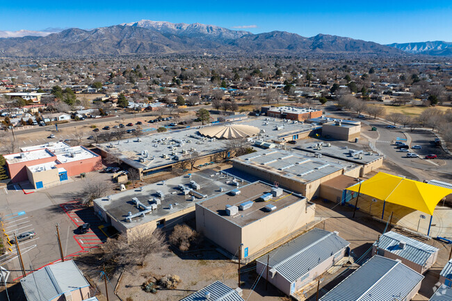Grant Middle School is located in NE Albuquerque near the Sandia Mountain foothills.