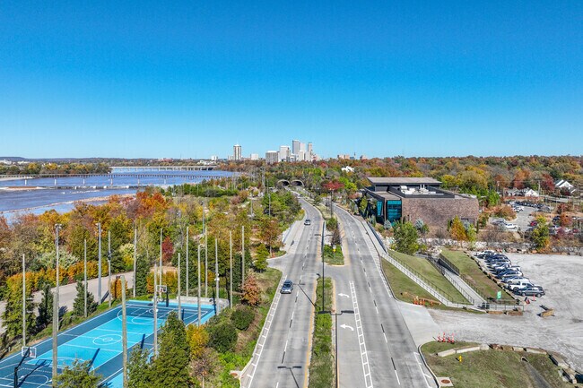 Riverside Drive is a few miles from Minshall Park for easy access to downtown Tulsa.