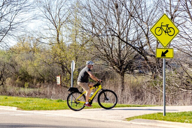 South Tri Village is bike-friendly, with lanes on primary roads and throughout the park system.