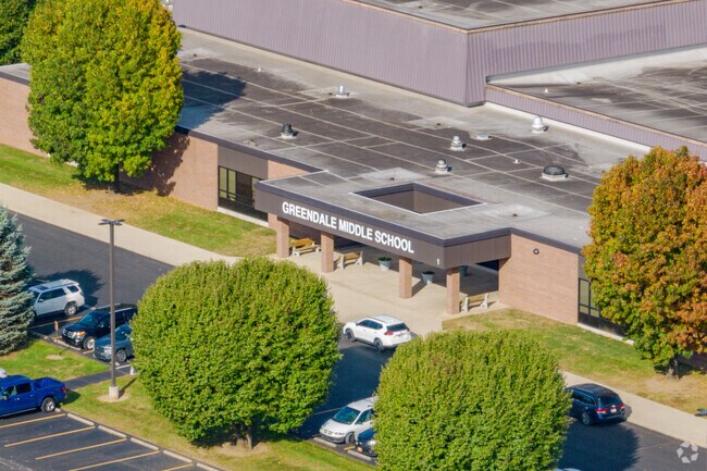 Greendale students attend Greendale Middle School once they've finished their elementary studies.