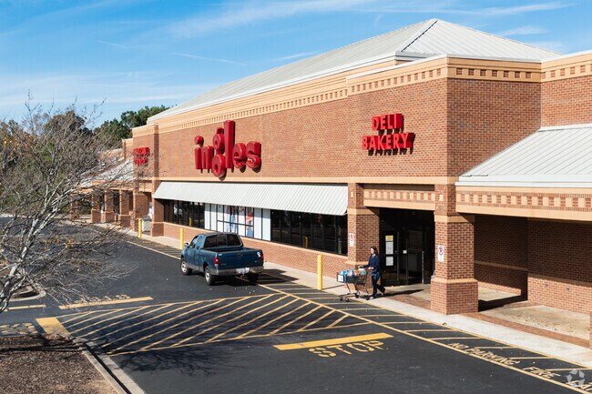 With less retail options in Lake Districts parameters, Ingles serves as a main grocery hub.