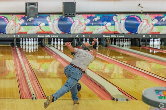Seven Hills Lanes welcomes bowlers of all skill levels to come and enjoy a game.