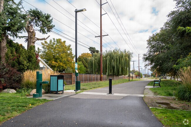 The Appleway trail runs through the middle of the Veradale neighborhood.