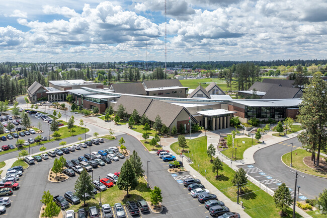 Ferris High offers a large parking lot for its students.