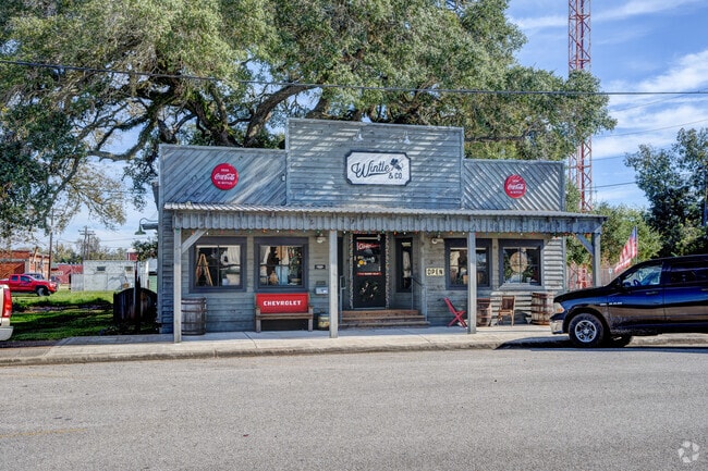 Notable structures include the First Capitol, the Columbia Historical Museum, and charming store