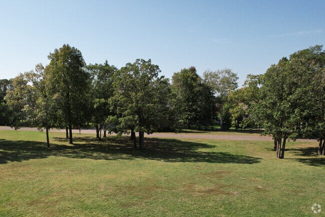 The expansive green spaces at Northside Christian School.