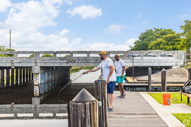Veteran's Park near Oriole Gardens is an excellent place for fishing enthusiasts.