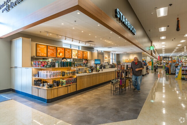Start your morning in The Promontory with a cup of coffee from Starbucks.