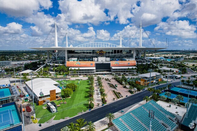 The Hard Rock Stadium in Scott Lake not only hosts the Miami Dolphins but large concerts as well.