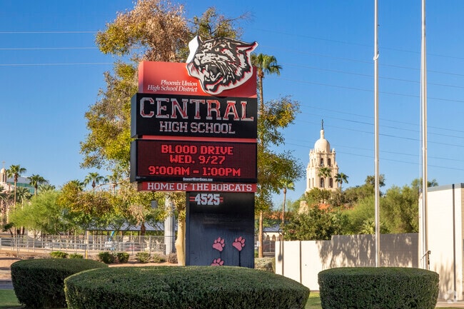 Central High School, established in 1957, stands as a beacon of education just north of Willo.