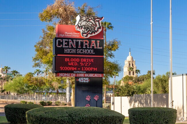 Central High School, established in 1957, stands as a beacon of education just north of Willo.