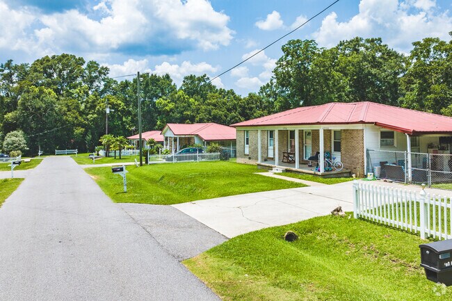 some Grand Bay homes are simple.