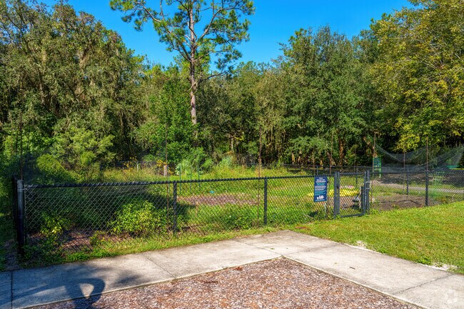 A community garden is located at the entrance of Green Acre Park in Sugarfoot.