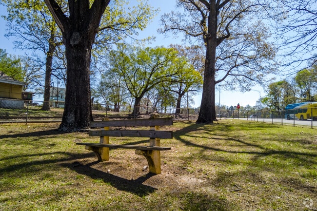 Sit and watch your kids play at the Evergreen Park.