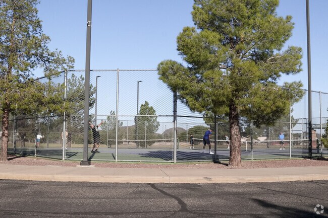 Continental Ranch Park’s courts offer active recreation for Acacia Trails residents.