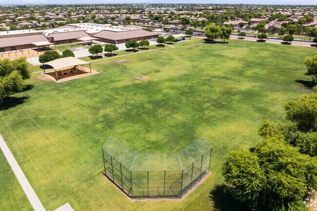 Fields and shaded playgrounds give the kids of Riggs Elementary School in Gilbert outdoor time.