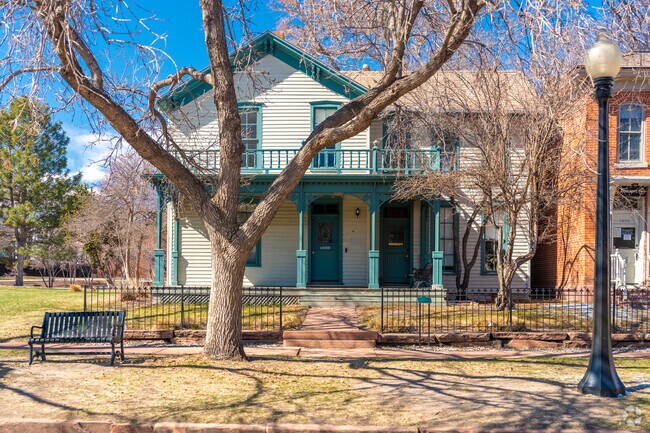 Historic homes can be found in the Auraria neighborhood.