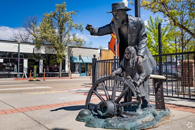 Enjoy the historic landmarks in downtown Eagle.