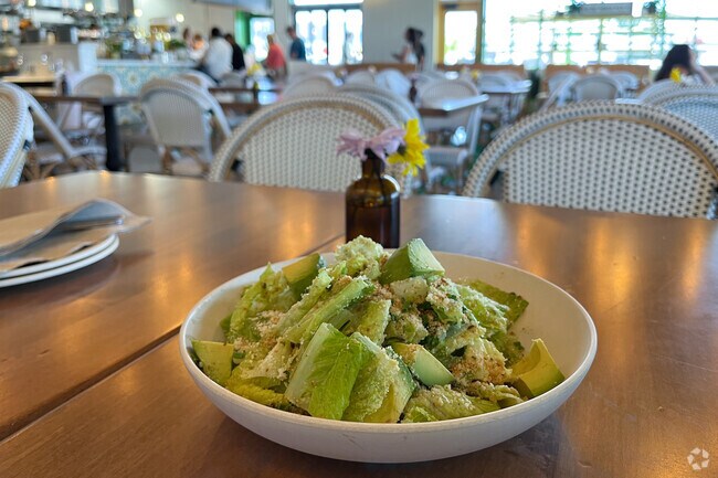 The avocado caeser salad at Flower Child, minutes from Cabrini.
