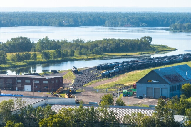 Irving is located close to the waterfront with an industrial area with a long history.
