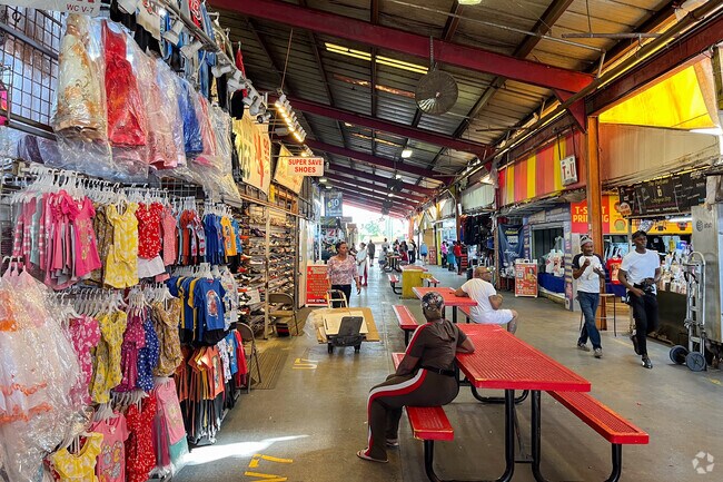 The Opa Locka Indoor Flea Market is a few blocks from Rainbow Park.