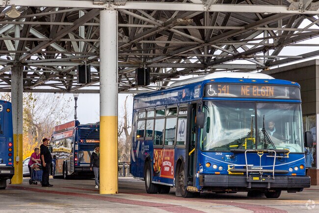 College Park McIntosh residents can head downtown via the Pace bus system.