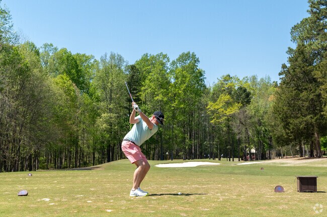 Brier Creek Country Club is near Northwest Raleigh and has an 18-hole course by Arnold Palmer.