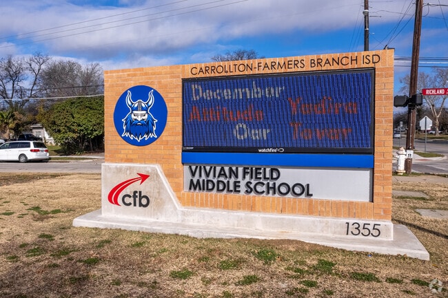 Field Middle School in Farmers Branch, TX.