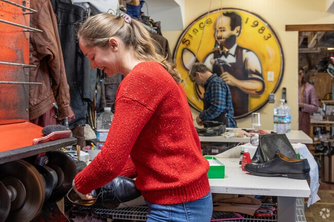 Needing shoe repair? Poplar Hill can stop in at family-owned Stefan's Leather & Repair.