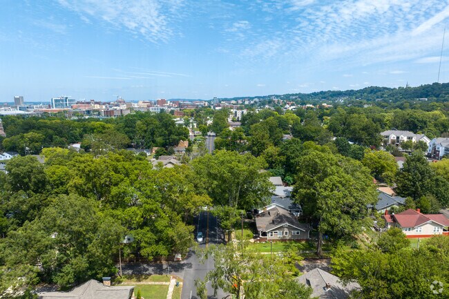 Enjoy the flourishing trees and the big city view in Glen Iris.