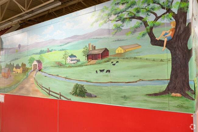 Another mural at Hyde Park's Fairgrounds Farmers Market.