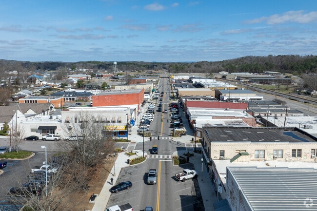 HIstoric Downtown Pell City has several mom and pop shops.