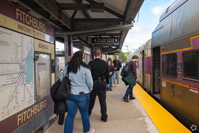 Residents of Fitchburg can easily commute to Boston from Fitchburg Station.