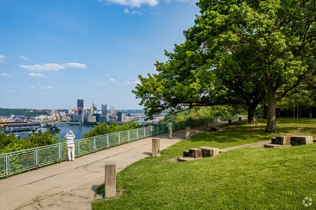 West End Overlook Park in Elliott gives visitors one of the best views of Pittsburgh.
