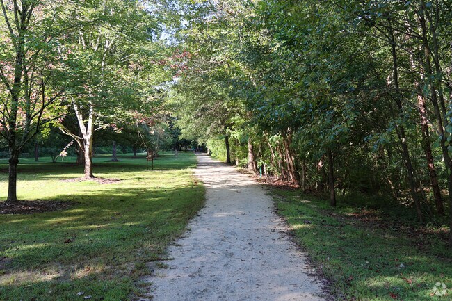 One of the many walking trails found in the New Sherwood Forest area