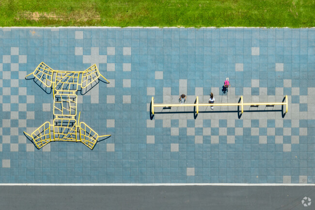 Play area at Jefferson Elementary School in Corona, Ca.