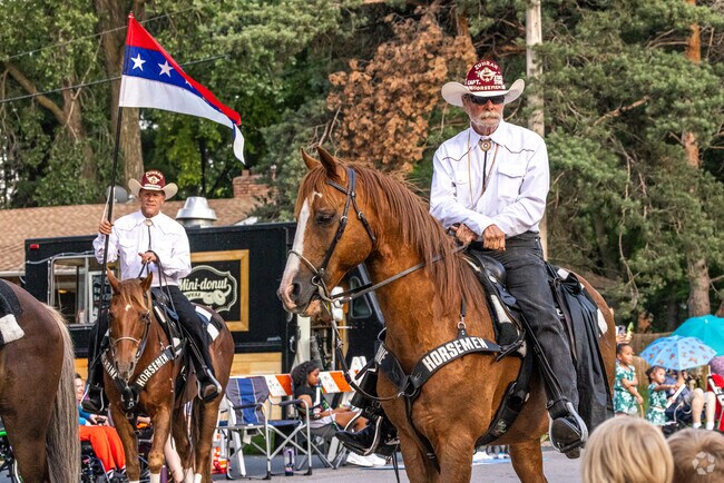 Join your neighbors at Roseville's Rose Parade every June.