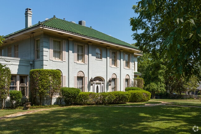 This French Chateau adorns the residential streets of Caddo Heights/South Highlands.
